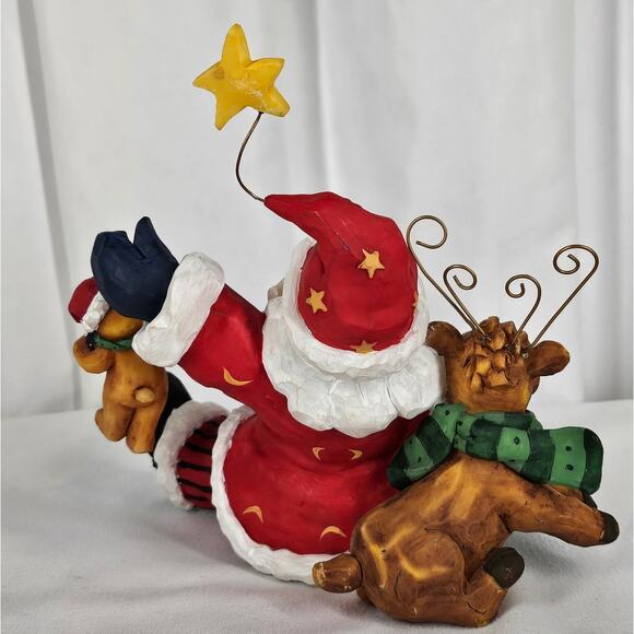 HOUSE OF LLOYD CHRISTMAS AROUND THE WORLD SANTA AND FRIENDS STOCKING HANGER - Picture 3 of 6